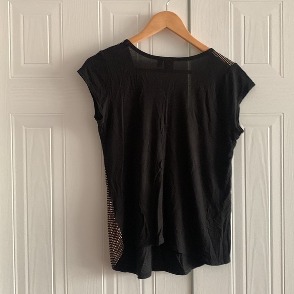 Nevada Black T-shirt with gold sequins - Picture 5 of 8